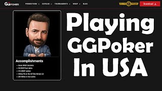 How To Play GGPoker In USA  Simple Solution [upl. by Morgana]