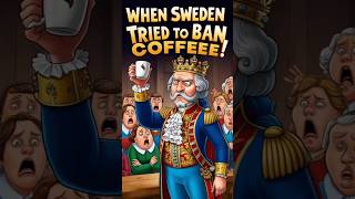 When Sweden Tried to Ban Coffee ☕️🚫 funnyhistory historyshorts [upl. by Silverstein]