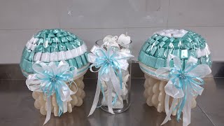 SPECIAL ORDER REQUEST FOR NEW BORN BABY BOY CHOCOLATE ARRANGEMENT BELGIUM CHOCOLATE [upl. by Eahs]