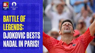 Paris Olympics 2024 Djokovic Dominates Nadal In Epic Showdown [upl. by Doownelg388]