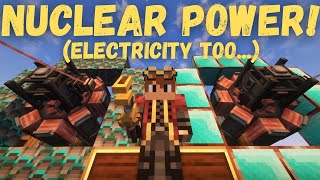 This Minecraft Create Mod Addon adds Electricity and NUCLEAR Power  Create New Age [upl. by Mattland]