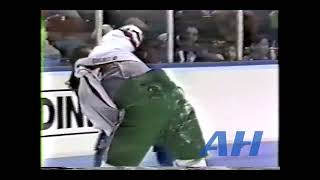 NHL Feb 9 1992 Quebec Nordiques v New Jersey Devils R Claude Lapointe v Kevin Todd R [upl. by Cati185]