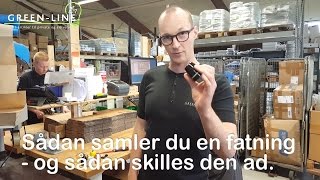 Sådan samler du en fatning  og sådan skiller du den ad [upl. by Anirdnaxela]