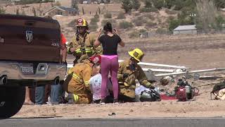 Double Fatality Crash  APPLE VALLEY CA 6621 [upl. by Gilges]