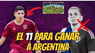 Mi 11 VINOTINTO VS ARGENTINA  CONVOCATORIA ¿SAVARINO POR SOTELDO [upl. by Llenahs]