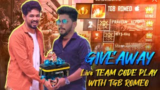 AYUDHA POOJA GIVEAWAY  TGB ROMEO IS LIVE  ROAD TO 10k [upl. by Leddy]