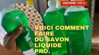 Savon Liquide  facile et rapide à faire depuis chez soi [upl. by Trometer82]