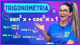 RELAÇÃO FUNDAMENTAL DA TRIGONOMETRIA  DEMONSTRAÇÃO E EXERCÍCIOS [upl. by Shayna]