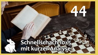 Tarrasch Verteidigung und ihre VorNachteile  Schnellschach 105 [upl. by Alger677]