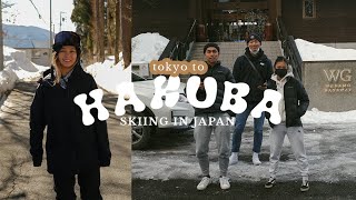 getting to hakuba valley and iwatake ski day  japan travel vlog [upl. by Merilee]