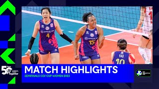 Highlights I Savino Del Bene SCANDICCI vs THY ISTANBUL  CEV Volleyball Cup 2023 [upl. by Rube]