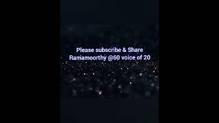 Vaa Vaa En Devathaye  Karaoke Track for Male Singers by Ramamoorthy 60 voice of 20 [upl. by Ellehcam]