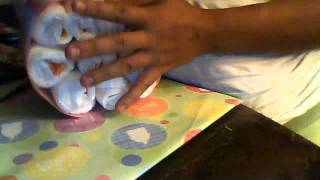 How to make square diaper cake [upl. by Ulda329]