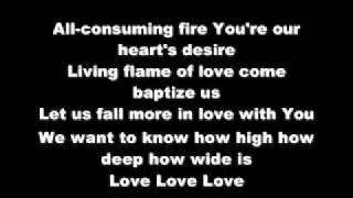 All Consuming Fire Melissa How Jesus Culture with lyrics YouTube [upl. by Rumney205]