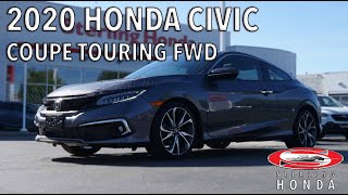 2020 Honda Civic Coupe TOURING Features amp Walkaround Sterling Honda [upl. by Ofella870]