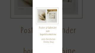 Jahreslosung 2025 poster bibel christlich losung  prüft alles hopebloomshine [upl. by Cosette]