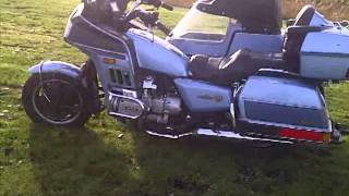 TE KOOP Honda Goldwing ZIJSPAN GL 1200 INT BELASTINGVRIJ [upl. by Hollander]