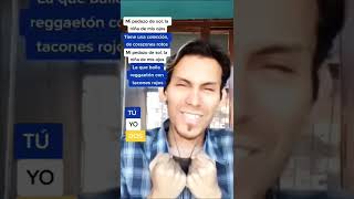 CANTA CONMIGO  TACONES ROJOS Karaoke  JULMER shorts sebastianyatra [upl. by Hildy]