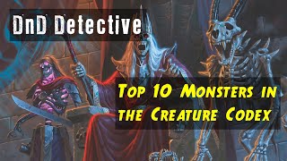 Top 10 Monsters in Kobold Presss Creature Codex [upl. by Ahtael673]