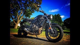 2017 Yamaha XSR700 Review [upl. by Krever]