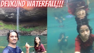 Devkund Waterfall at Its Best  A must Visit Place in Monsoon 🌦️trending viral [upl. by Oinotnanauj]