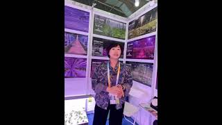 We are in Yangling Agricultural HiTech Fair now  grow light  plant light photosynthesis lamps [upl. by Alrich]