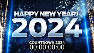 New Years Eve 2024  Year In Review 2023 Mega Mix ♫ COUNTDOWN VIDEO for DJs [upl. by Magbie]