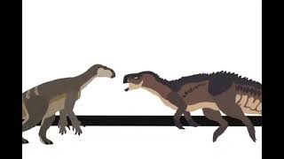 iguanodon vs tenontosaurus dc2animation [upl. by Annez]