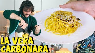 La vera carbonara  CUCINA BUTTATA [upl. by Pond]