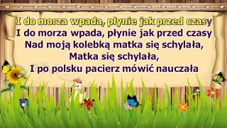 Płynie Wisła płynie  karaoke [upl. by Edras]