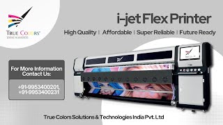 ijet Flex PrinterSolvent Printer 512i True Colors Solvent Printer uvprinting printing print [upl. by Carmine]