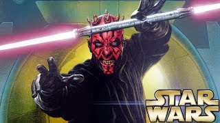 Why Only Sith Use Double Bladed Lightsabers Usually  Star Wars Explained [upl. by Pepita770]