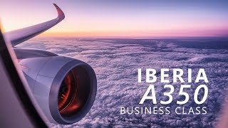 Iberia A350 Business Class Review  New York to Madrid [upl. by Namaan]