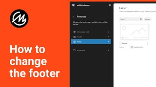 WordPress how to change footer [upl. by Gav367]