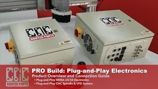 PRO CNC Build Series PlugandPlay CNC Electronics and Spindle for your CNC Router Parts Machine [upl. by Still232]