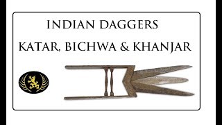 Indian Daggers  Katar Bichwa and Khanjar With Matt Easton at Chiswick Auctions [upl. by Marv]