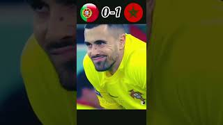 World Cup 2022 Portugal vs Morocco shorts football [upl. by Woodcock991]