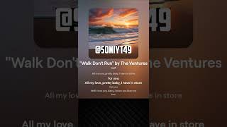 Walk Dont Run by The Ventures BEST COVER SHORTS BY SONIYT49 178 [upl. by Adnuhsar]