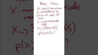 Bac  Calculer une probabilité avec une inégalité  Loi Binomiale 9c [upl. by Mabel788]