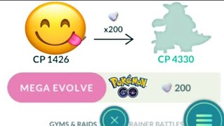 🥳First Time Evolved This new SHINY MEGA in pokemon go [upl. by Tibold]