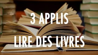 Le TOP 3  Les applications pour lire des livres [upl. by Ilime]