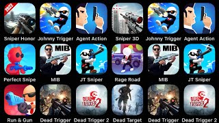 Sniper Honor Johnny Trigger Agent Action Sniper 3D Perfect Snipe MIB Sniper JT Sniper [upl. by Bakki]