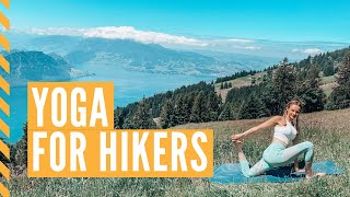 YOGA For Leg and Hip Flexibility  Yoga For Sore Legs After Hiking or Cycling ☀️ [upl. by Veno]