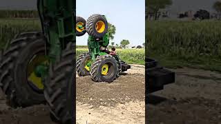 3 tractor Pulling together Mahindra Arjun NOVO 605 di 4wd Stuck in Mud Eicher 485  New Hollad 5500 [upl. by Gussi33]