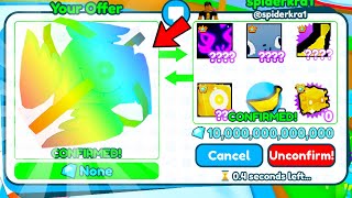 Trading RAINBOW HUGE ANGELUS for INSANE Offers  Pet Simulator X Rarest Pet [upl. by Puritan]