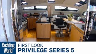 Check out Privilege Serie 5 luxury production catamaran  Yachting World [upl. by Pettit]