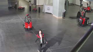 How to train our AGV automatic pallet truck EXP15 route learning birdview [upl. by Dleifniw934]