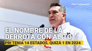 El PRI tenía 14 estados cuando asumió Alejandro Moreno Quizá tenga 1 en 2024 Quizá [upl. by Kampmann]