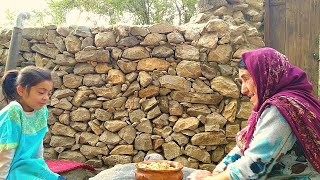 Old Traditional way to make Walnut Oil using a Big heated Stone The life of a Walnut  Part 2 [upl. by Maillw]