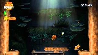 Donkey Kong Country Returns  Playthrough Part 21  52 Clingy Swingy ENG [upl. by Inaffets]